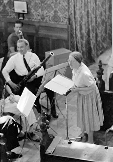 Rehearsing: Imogen Holst Conducting at Blythburgh
