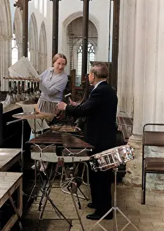 Orford: Imogen Holst with James Blades