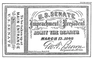Impeachment: Impeachment Ticket, 1868
