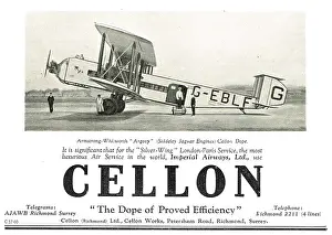 Doped: Imperial Airways Argosies Doped With Cellon