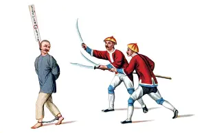 Executing: Imperial China, Prisoner Led to Execution, 1799