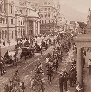 City Street: Imperial Light Horse Regiment marching down Adderly