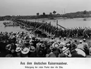 Makeshift: Imperial manoeuvre on the Elbe, 1912