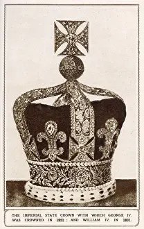 Encrusted: Imperial State Crown that George IV and William IV