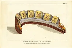 Thomas Morgan: Imperial Turkey ottoman or circular sofa, 1811