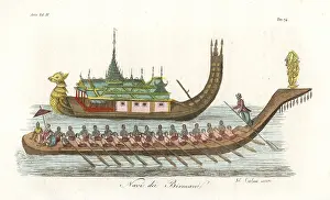 Symes: Imperial yacht and a Birman war-boat