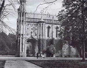 Selfridge: The imposing entrance to Highcliffe Castle, Gordon Selfridge