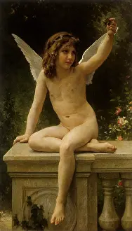 Bouguereau: Imprisoned Butterfly, by Bouguereau