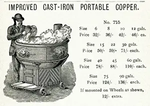 Cookware: Improved cast-iron portable copper