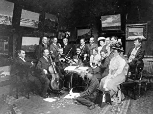Improvised: Improvised quartet in the studio of the painter Korwan, 1908