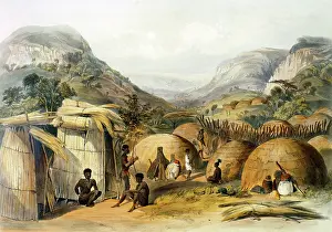 Kraal: Inanda Kraal, Natal, 1849