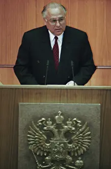 Delivers: Inaugural session of Russian Duma