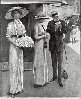Charitable: Inaugurating Alexandra Rose Day, 1912