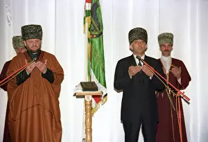 Maskhadov: Inauguration of Aslan Maskhadov, 1997