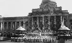Statesmen: Inauguration of the equestrian statue of Otto I in Munic