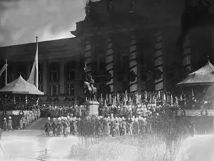 Statesmen: Inauguration of the equestrian statue of Otto I in Munic