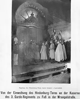 Nail: Inauguration of the Hindenburg-Tor 1917