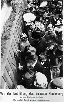 Nail: Inauguration of the Iron Hindenburg 1915