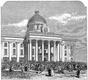 Inauguration: Inauguration of Jefferson Davis (1808-1889) as