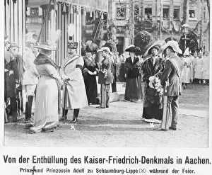 Hussar: Inauguration of the Kaiser Friedrich Monument in Aachen