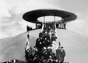 Lilienthal: Inauguration of the Lilienthal Memorial in Berlin, 1932