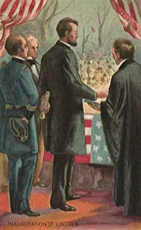 Becomes: Inauguration of Lincoln