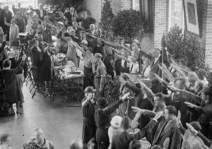 Shortages: Inauguration of an NS welfare kitchen in Berlin-Weissensee