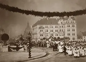 Prinzregenten: Inauguration of the Prinzregenten Brigde in Munich on 29