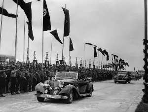 Liegnitz: Inauguration of the Reich highway from Wroclaw to Liegnitz