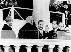 Outgoing: Inauguration of Richard Nixon. L-R: Outgoing ?