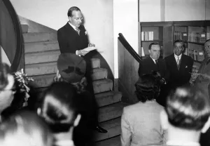 Bookshop: Inauguration of the Rive Gauche in Paris, 1941