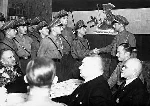 Nowak: Inauguration of the Staffelheim (squadron's home) of the DNV