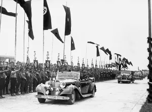 Limousine: Inauguration of the Wroclaw - Legnica highway, 1936