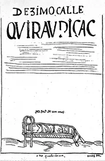 Poma: Inca baby in cradle