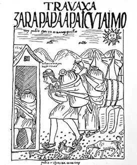 Poma: Inca farmers and llamas