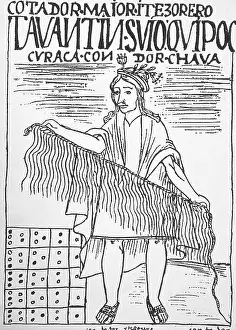 Knotted: Inca treasurer with quipu
