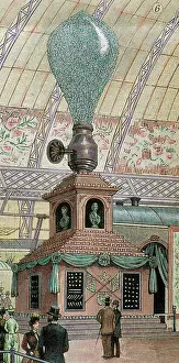 Edison: Incandescent giant lamp, model of the Edison type bulb. Expo