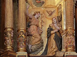Geronimo: Incarnation, altarpiece relief, Monasterio de