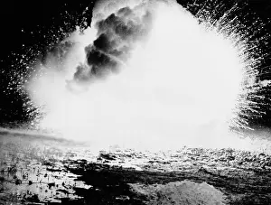 Phosphorus: Incendiary bomb. White hot magnesium up ?