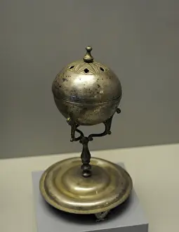 Censer: Incense burner (Sahumador). Silver. 19th century. Argentina