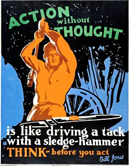 Motivational: Incentivisation Poster - Action without thought