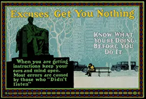 Incentive: Incentivisation Poster - Excuses