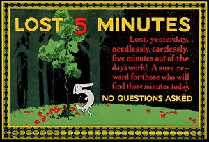 Incentivisation: Incentivisation Poster - Lost 5 Minutes