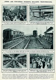 Vandalism: Incidents including train-wrecking: General Strike 1926