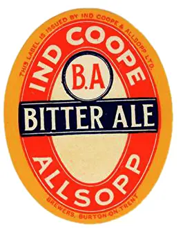 Coope: Ind Coope & Allsopp Bitter Ale