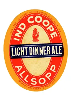 Coope: Ind Coope & Allsopp Light Dinner Ale