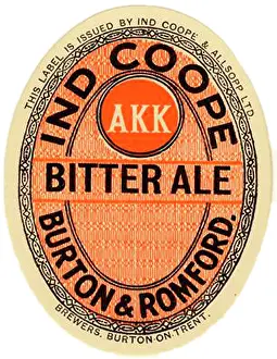 Coope: Ind Coope Bitter Ale