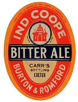 Coope: Ind Coope Bitter Ale (Red label)