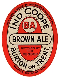 Coope: Ind Coope Brown Ale (bottle by vendor logo)