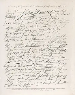 Signatories: INDEPENDENCE SIGNATORIES